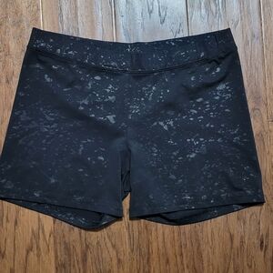 Justice Black Patterned Kids Shorts
